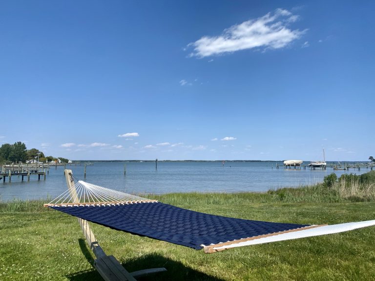 Hammock with view of water