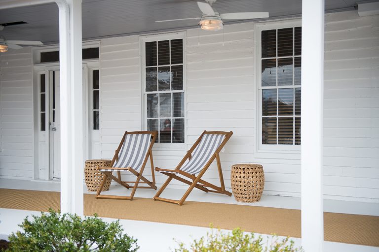 chairs on porch