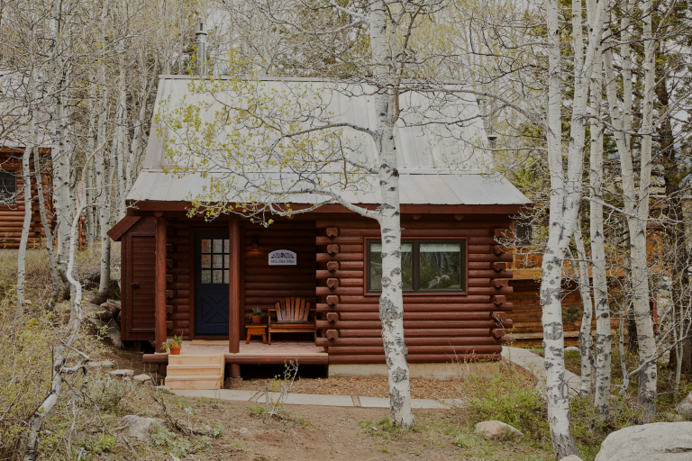 wood cabin at wylder hope valley resort