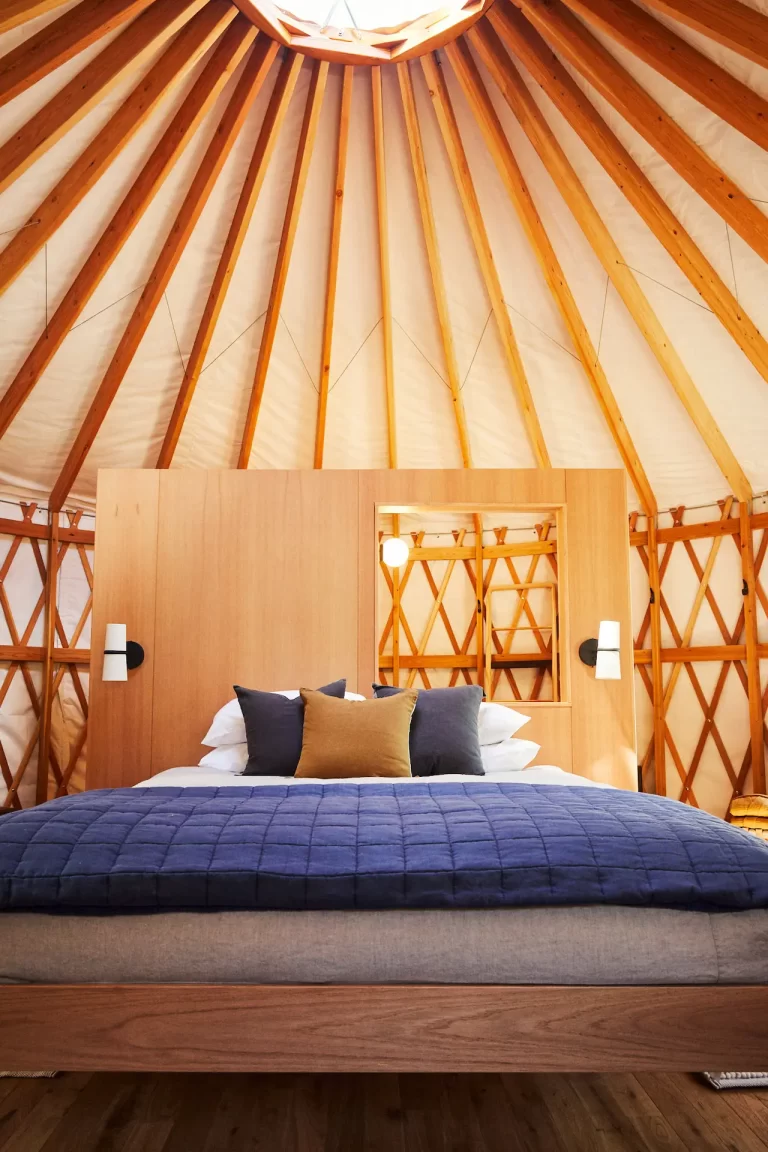 Guestroom in yurt