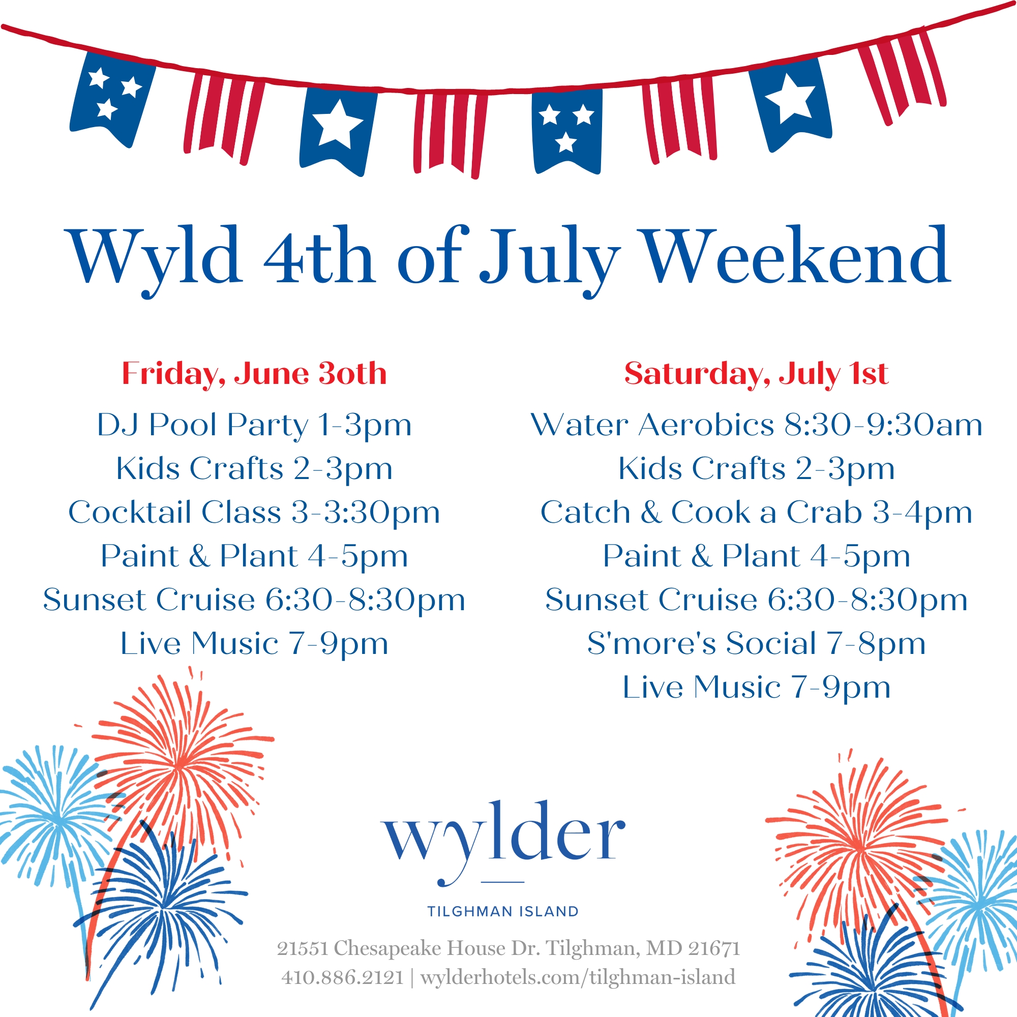 Activities | Wylder Hotel Tilghman Island