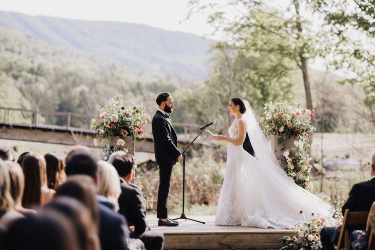 Outdoor Wedding Ceremony at The Yard