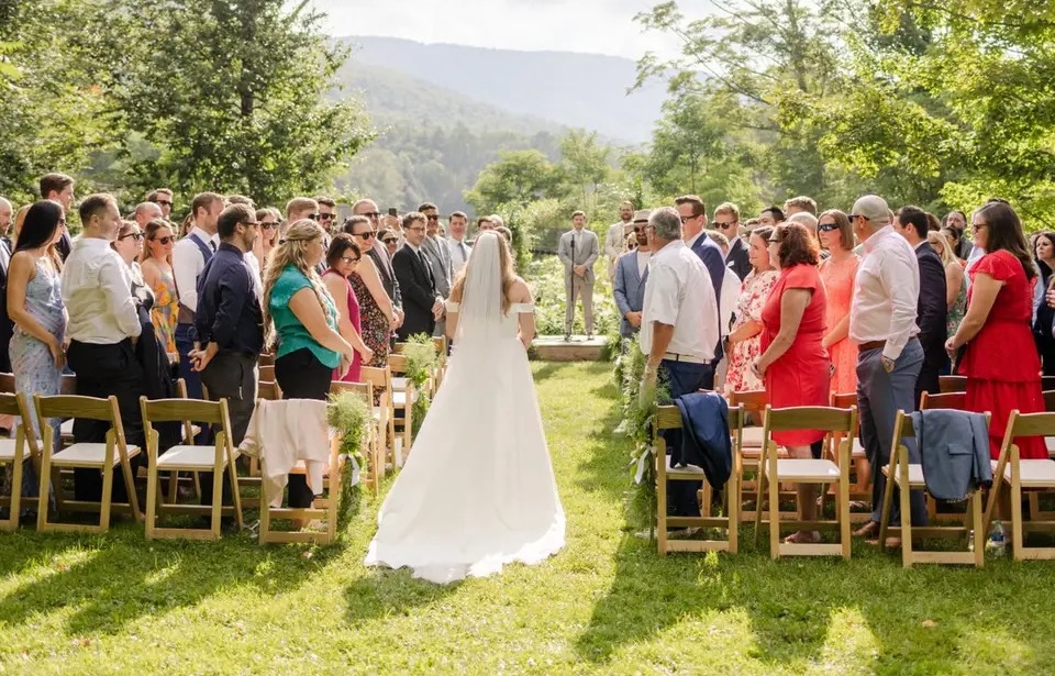 Wylder outdoor wedding ceremony